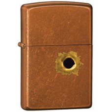 Зажигалка ZIPPO Bullet с покрытием Toffee™, латунь/сталь, светло-коричневая, матовая, 36x12x56 мм