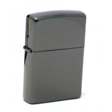 Зажигалка ZIPPO Classic с покрытием Ebony™, латунь/сталь, чёрная, глянцевая, 36x12x56 мм