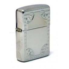 Зажигалка Zippo Classic, латунь с покрытием High Polish Chrome, серебристый, глянцевая, 36x12x56 мм