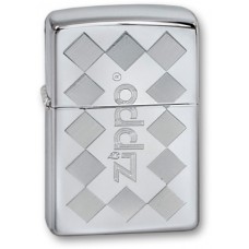 Зажигалка ZIPPO ZFramed High Polish Chrome, латунь, ник.-хром.покр., серебр., глянц., 36х56х12 мм