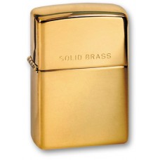 Зажигалка ZIPPO High Polish Brass, латунь, золотистый, глянцевая, 36х56х12 мм