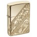 Лимитированная зажигалка ZIPPO Armor® с покрытием Gold Plated, латунь/сталь, золотистая, 36x12x56 мм