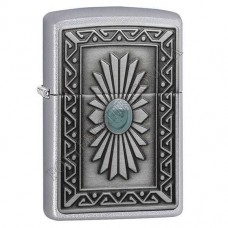 Зажигалка ZIPPO Classic с покрытием Satin Chrome™, латунь/сталь, матовое серебро, 36x12x56 мм