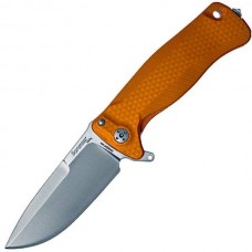 Нож складной SR-22 Mini Ball-Bearing Flipper, Orange Solid® Aluminum Handle, Satin Finish Sleipner Stainless Steel