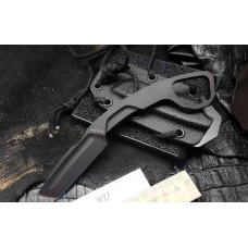 Нож с фиксированным клинком Bohler N-690 N.K.3 K Karambit Black, сталь Böhler N690, цельнометаллический