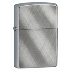 Зажигалка ZIPPO Classic с покрытием Brushed Chrome, латунь/сталь, серебристая, мат., 36x12x56 мм