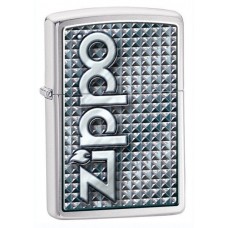 Зажигалка ZIPPO Brushed Chrome,латунь с никеле-хром.покрыт.,серебр.,матов.,36х56х12 мм