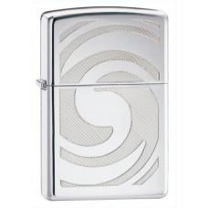 Зажигалка ZIPPO Abstract High Polish Chrome, латунь с никеле-хром. покрыт.,серебр.,глянц.,36х56х12мм