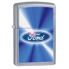 Зажигалка ZIPPO Ford Street Chrome, латунь,ник-хром.покрыт.,серебр.,матов.,36х12х56мм