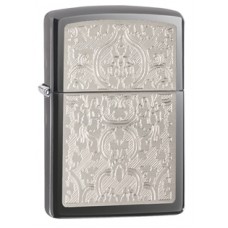 Зажигалка ZIPPO Black Ice,латунь с никеле-хром. покрыт.,мокр.асфальт,глянц., 36х12х56 мм