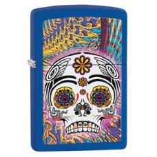 Зажигалка ZIPPO Classic, латунь с покрытием Royal Blue Matte, синий, матовая, 36х12х56 мм