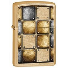 Зажигалка ZIPPO Classic, латунь с покрытием Gold Dust, золотистый, матовая, 36х12x56 мм