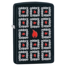 Зажигалка ZIPPO Classic, латунь с покрытием Black Matte, чёрная, матовая, 36х12x56 мм