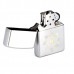 Зажигалка ZIPPO Ring of fire Satin Chrome, латунь с ник.-хром. покрыт., серебр., матовая, 36х56х12 мм