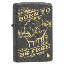 Зажигалка ZIPPO Iron Stone, латунь