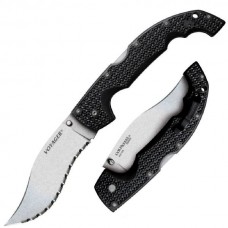 Складной нож Cold Steel  Extra Large Voyager Vaquero Serrated 29AXVS, сталь Aus 10A, рукоять Griv-EX