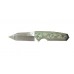 Нож складной EX-02 Tanto Thumb Stud, Black/Green G-Mascus® G10 Handle, Satin Finish Blade 9.52 см.