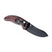 Нож складной EX-04 Black Upswept Blade, Black/Gray/Red Lava G-Mascus® G10 Handle 10.16 см.