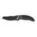 Автоматический складной нож EX-04 Black Wharncliffe Blade, Black/Gray, Black/Gray/Lava G-Mascus® G10 Handle 8.89 см.