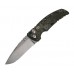 Автоматический складной нож EX-01 Auto, Stone-Tumbled Drop Point Blade, Green/Gray G-Mascus® G10 Handle 8.89 см.