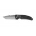 Автоматический складной нож EX-03 Auto, Stone-Tumbled Tanto Blade, Matte Black Handle 8.89 см.