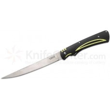 Складной нож Clark Fork Folding Fillet Knife 5.94" Satin Blade, Black and Green GFN Handles, Nylon Sheath