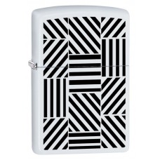 Зажигалка ZIPPO 214 Abstract с покрытием White Matte