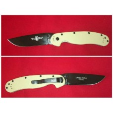 Нож складной RAT™-1 Limited Edition, Black Blade, Desert Tan Handle, D2 Tool Steel