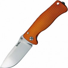 Нож складной SR-2 Mini, Solid® Orange Anodized Aluminum Handle, Satin Finish Sleipner Stainless Steel