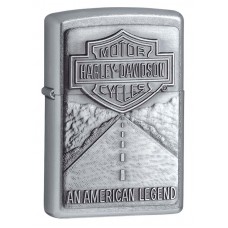 Зажигалка ZIPPO Harley-Davidson® Легенда, с покрытием Street Chrome™