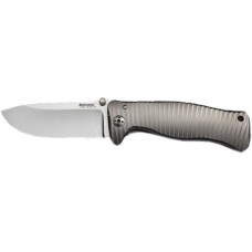 Нож складной SR-1, Solid® Gray Anodized Titanium Handle, Satin Finish Sleipner Stainless Steel