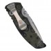 Нож складной EX-01 Stone-Tumbled Drop Point Blade, Green/Gray G-Mascus® G10 Handle 8.89 см.