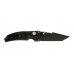 Нож складной EX-03 Black Tanto Blade, Matte Black Handle 10.16 см.