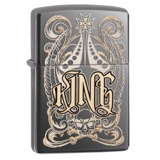 Зажигалка ZIPPO Classic King с покрытием Black Ice®