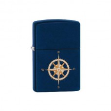 Зажигалка ZIPPO с покрытием Navy Matte, латунь/сталь, синий, матовая, 36x12x56 мм