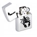 Зажигалка ZIPPO Scorpion Satin Chrome, латунь с никеле-хром. покрыт., серебр., матовая, 36х56х12 мм
