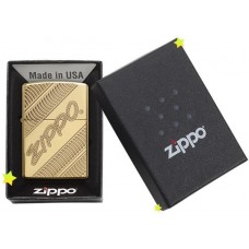 Зажигалка ZIPPO Armor® с покрытием High Polish Brass, латунь/сталь, золотистая, 36x12x56 мм