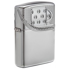 Зажигалка ZIPPO Armor® с покрытием High Polish Chrome, латунь/сталь, серебр., 36x12x56 мм