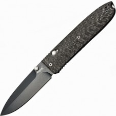 Нож складной Daghetta Black PTFE Coated D2 Blade, 3D Carbon fiber / G-10 Handle