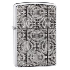 Зажигалка ZIPPO Armor™ с узором, покрытие High Polish Chrome