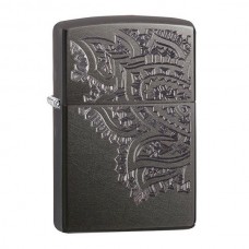 Зажигалка ZIPPO Classic с покрытием Gray, латунь/сталь, серая, матовая, 36x12x56 мм