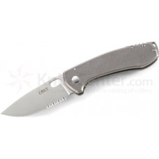 Складной нож Jesper Voxnaes Design Amicus™, Satin Finish Combo Blade, Stainless Steel Handle