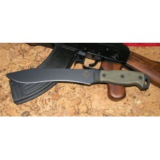 Нож с фиксированным клинком Ontario "NS-9 Black Canvas Micarta Handle"