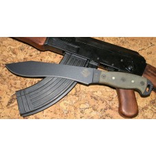 Нож с фиксированным клинком Ontario "NS-9 Black Micarta ", фосфорные доты