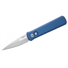 Автоматический складной нож Godson™, Satin Finish 154CM Blade, Blue Aluminum Handle 8.0 см.