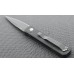 Автоматический складной нож Godson™ Solid Black Handle, Black Blade