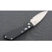 Автоматический складной нож Pro-Strider SnG Auto, Stonewashed Blade, Knurl Textured Black Aluminum