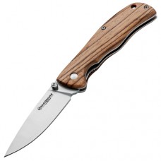 Нож складной Magnum Backpacker, сталь 440A Satin Plain, рукоять дерево, Boker 01EL605