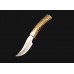 Нож с фиксированным клинком, с чехлом Stag Handle 10.0 см.