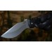 Складной нож Spartan Folding Kopis, Stonewashed Japanese Aus-8A Steel, Black Grivory® Handle 11.43 см.